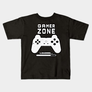 Gamer Zone Loading Kids T-Shirt